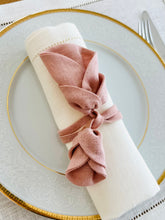 Load image into Gallery viewer, Linen Rose Napkin Ring