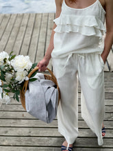 Load image into Gallery viewer, Wide Linen Pants on elastic waistband, 3 colors