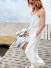 Load image into Gallery viewer, Wide Linen Pants on elastic waistband, 3 colors