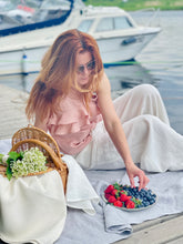 Load image into Gallery viewer, Wide Linen Pants on elastic waistband, 3 colors