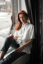 Load image into Gallery viewer, Linen Pants CLASSIC, Salt&Pepper