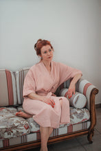 Load image into Gallery viewer, linen kimono robe