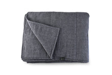 Load image into Gallery viewer, Linen Box Quilt, Salt&Pepper