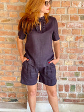 Load image into Gallery viewer, linen shorts and blouse linenterritory
