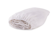 Load image into Gallery viewer, white linen fitted sheet linenterritory