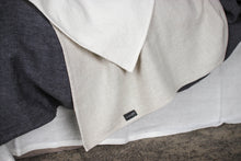 Load image into Gallery viewer, Linen Throw Blanket, White