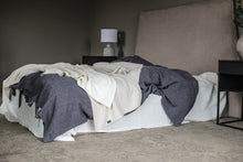 Load image into Gallery viewer, Linen Throw Blanket, Natural