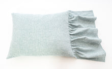 Load image into Gallery viewer, linen pillowcase with volants