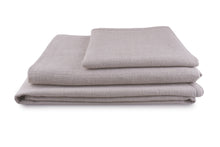 Load image into Gallery viewer, Small Waffle Linen Towels set of 3, Natural