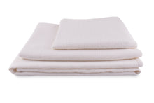 Load image into Gallery viewer, Small Waffle Linen Towels set of 3, White