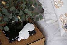 Load image into Gallery viewer, Linen Sleep mask, White