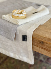 Load image into Gallery viewer, table runner white linen