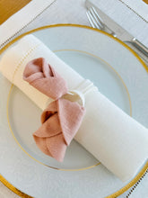 Load image into Gallery viewer, Linen Rose Napkin Ring
