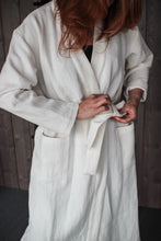 Load image into Gallery viewer, linen sauna robe
