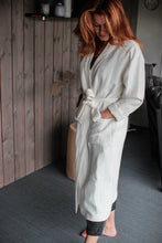 Load image into Gallery viewer, Linen Robe Small vaffle, 2 colors
