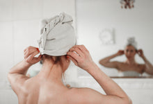 Load image into Gallery viewer, Linen hair turban
