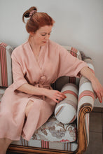 Load image into Gallery viewer, rozā lina halāts Linenterritory
