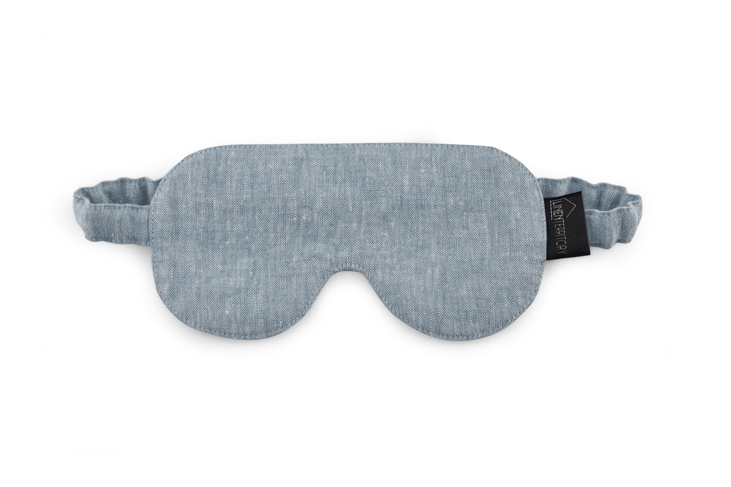 Linen sleep mask green