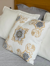 Load image into Gallery viewer, embroidered linen pillow cover Linenterritory
